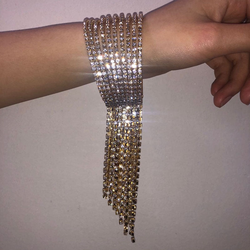 Glamour Tassel Cascade Bracelet