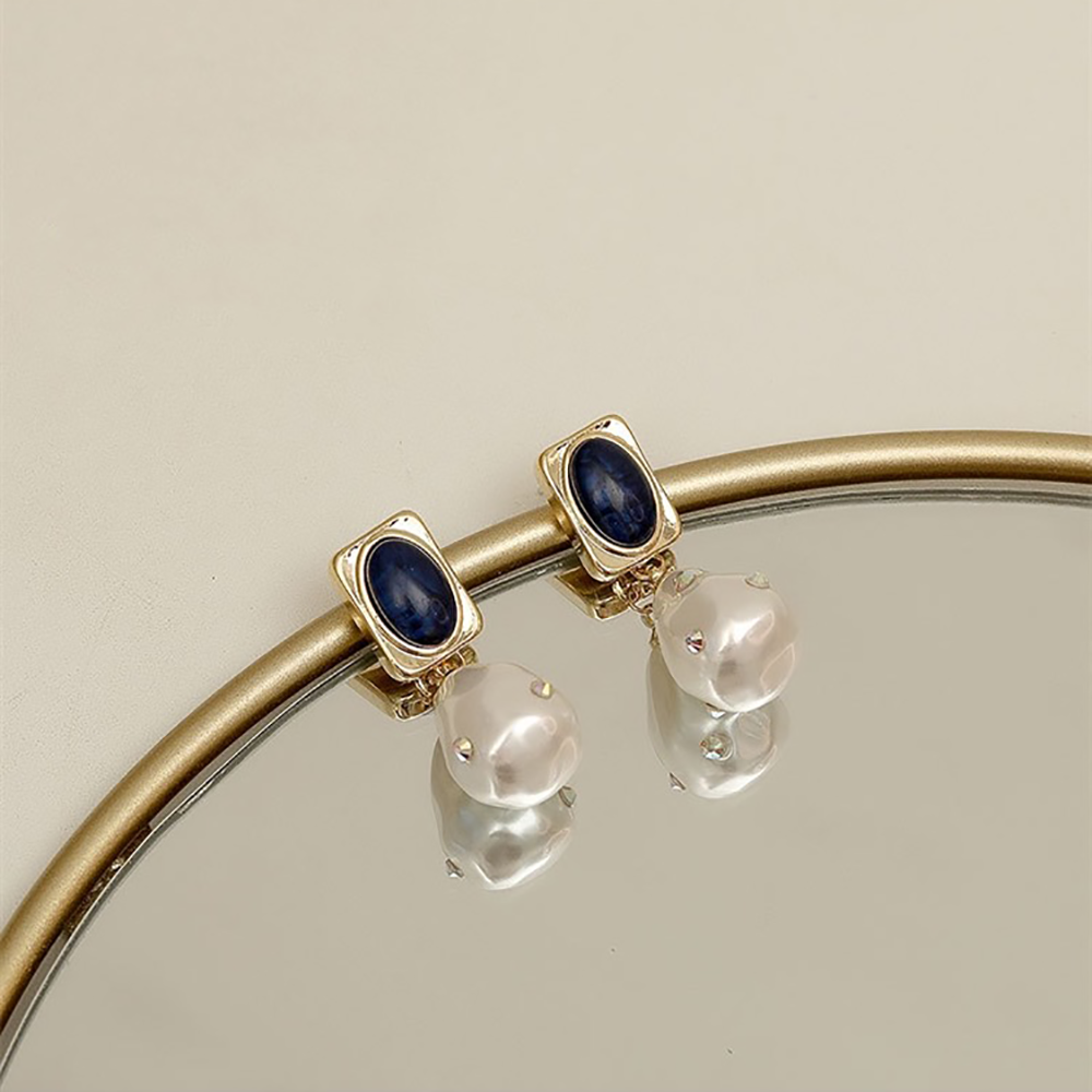 Boucles d'Oreilles Perles Baroques Irrégulières