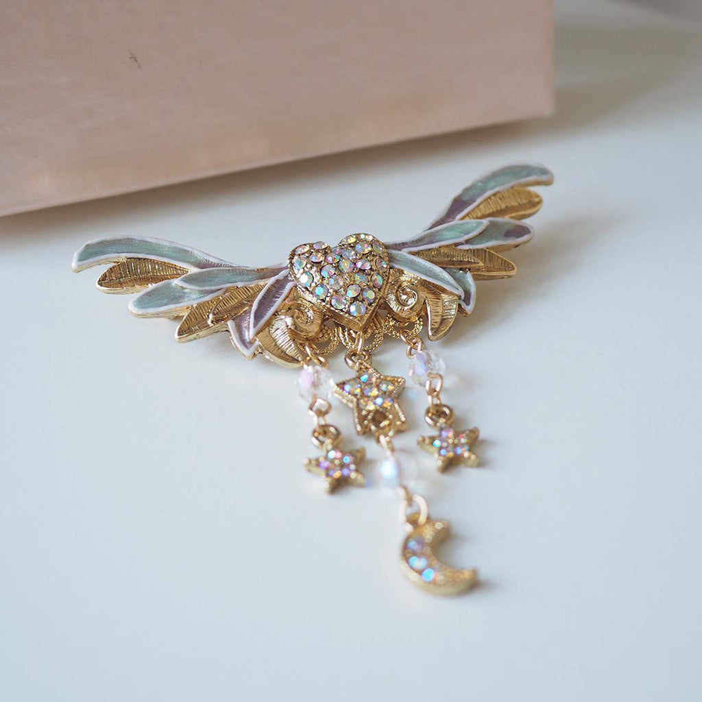 Fairy Vintage Angel Wings Brooch