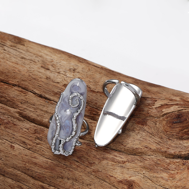 【OJOS】22SS★ Stream Nail Ring (SET) OJOS】22SS☆ Stream Nail Ring (SET) OJOS | Stream Nail Ring