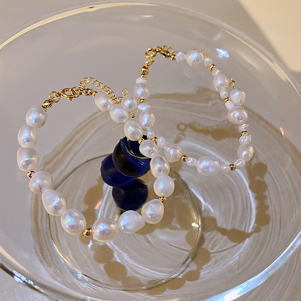 Freshwater Pearl Bead Bracelet