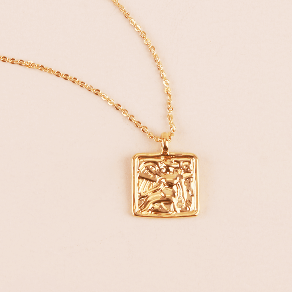 Gold Charm Pendant Necklace