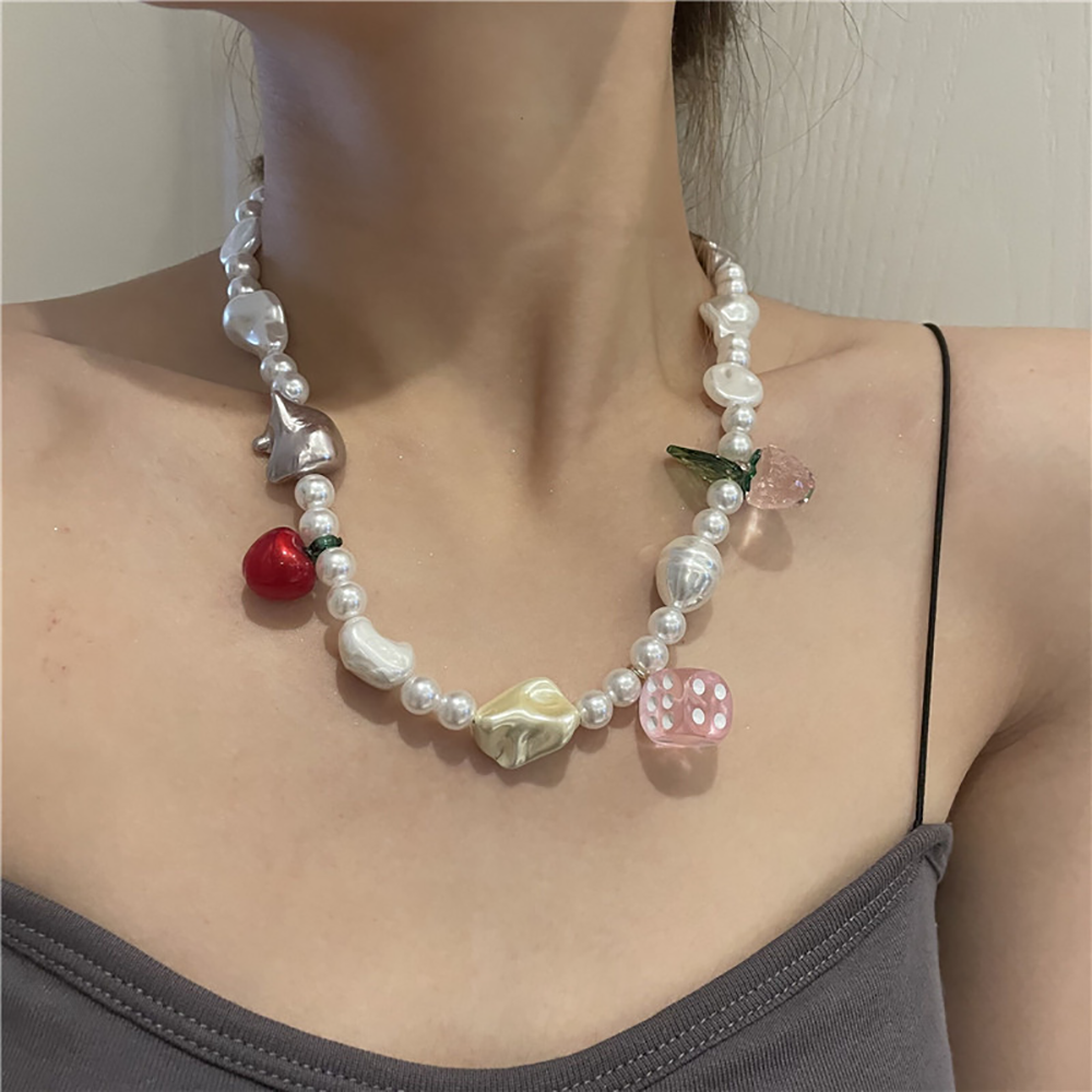 Perlen-Stacking-Halskette