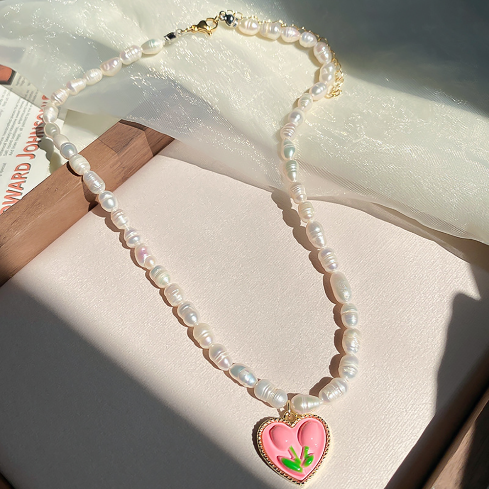 Tulip Freshwater Pearl Necklace