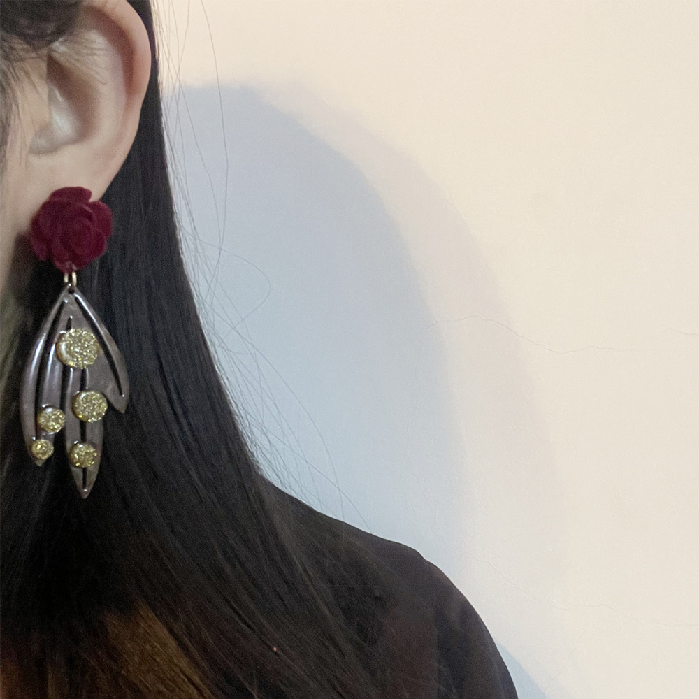 Velvet Rose Earrings